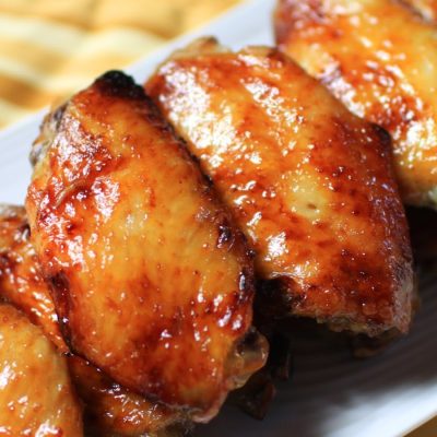 alitas de pollo con miel