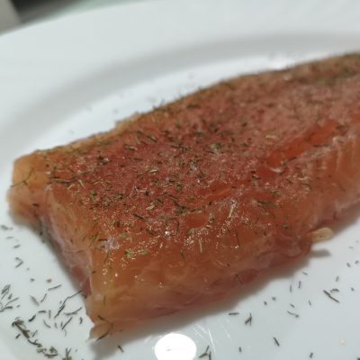 Salmón marinado